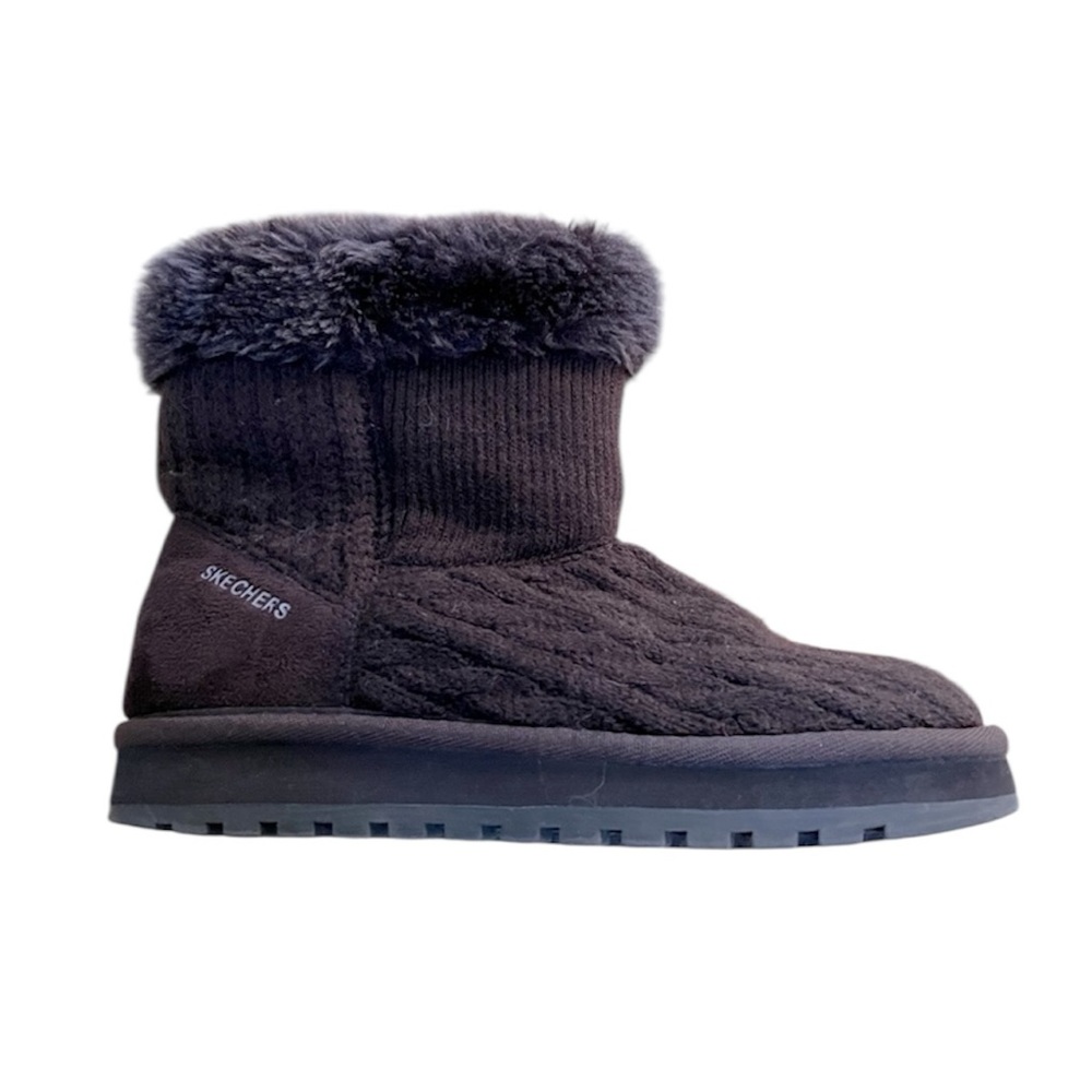 Women's Skechers Sweater Booties Shoes